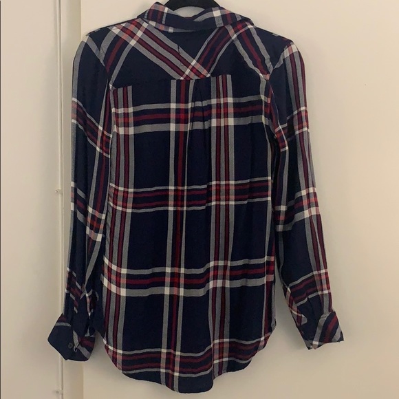 Rails Hunter Button Down in Patriot (Navy) and Red - Picture 4 of 7